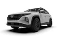 Rally Armor 22-24 Hyundai Tucson Black UR Mud Flap - Metallic Black Logo-3