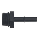 DeatschWerks 10AN ORB Male to 5/16in Male EFI Quick Connect Adapter - Anodized Matte Black-1