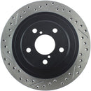 StopTech 06-07 Subaru Impreza WRX (Exc STi) Slotted & Drilled Right Rear Rotor-1