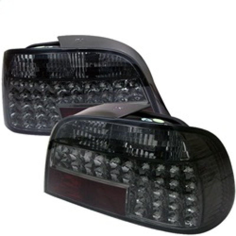 Spyder BMW E38 7-Series 95-01 LED Tail Lights Smoke ALT-YD-BE3895-LED-SM - 0