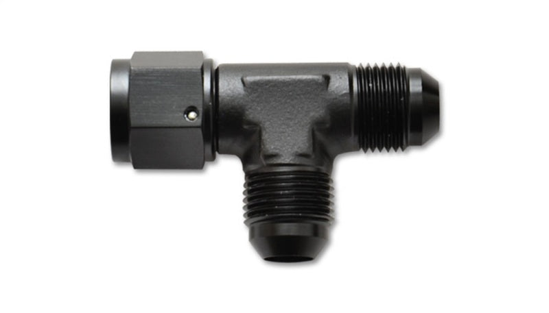 Vibrant -12AN Tee Fitting with Female -12AN Swivel - 0