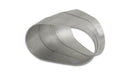 Vibrant Horizontal 304 SS Oval Pie Cuts 4.0in OD Tight 45 Degree Elbow - Bag of 3-1