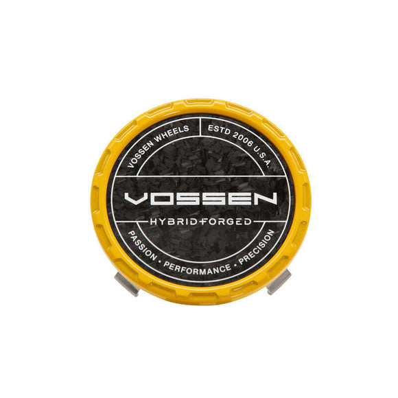 Vossen HF Carbon Billet Sport Cap 2.0 - Large (VHFL) - Yellow - Forged (Gloss)