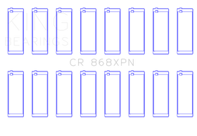 King Engine Bearings Ford Prod V8 4.6L/5.4L Performance Rod Bearing Set - Size +0.25mm - 0