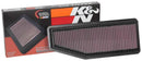 K&N 2019 Jeep Cherokee L4-2.0L F/I Turbo Replacement Drop In Air Filter-5