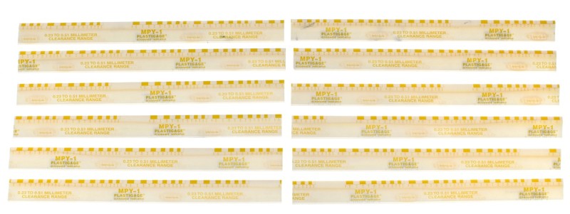 Clevite Plastigage Yellow Plastigage - 12 Pack - 0