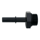 DeatschWerks 8AN ORB Male to 5/16in Male EFI Quick Connect Adapter - Anodized Matte Black-2