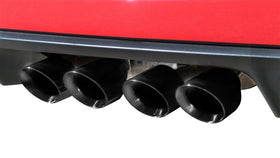 Corsa 2005-2007 Chevrolet Corvette C6 6.0L V8 Black Xtreme Axle-Back Exhaust - 0