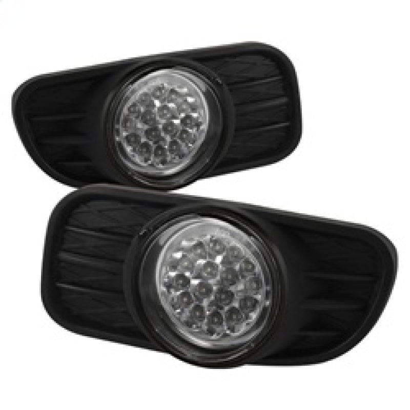 Spyder Jeep Grand Cherokee 99-04 LED Fog Lights w/Switch Clear FL-LED-JGC99-C - 0