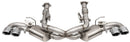 Corsa 20-25 Corvette C8 3in Valved Cat-Back 4.5in Pol Quad Tips Fits Factory Perf Exhaust DeletesAFM-2