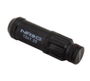 NRG 700 Series M12 X 1.25 Steel Lug Nut w/Dust Cap Cover Set 21 Pc w/Locks & Lock Socket - Black-6