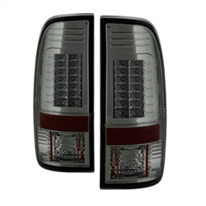 Spyder Ford Super Duty 08-15 Version 2 LED Tail Lights Smoke ALT-YD-FS07-LED-G2-SM - 0