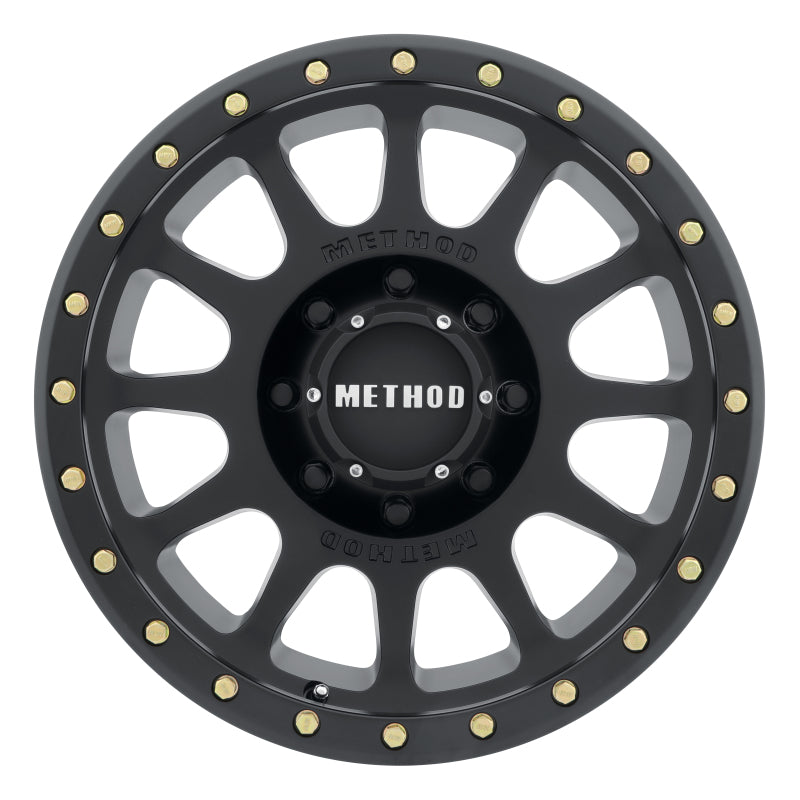 Method MR305 NV 20x10 -18mm Offset 8x6.5 130.81mm CB Matte Black Wheel - 0