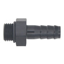 DeatschWerks 6AN ORB Male to 3/8in Male Triple Barb Fitting (Incl O-Ring) - Anodized Matte Black-2
