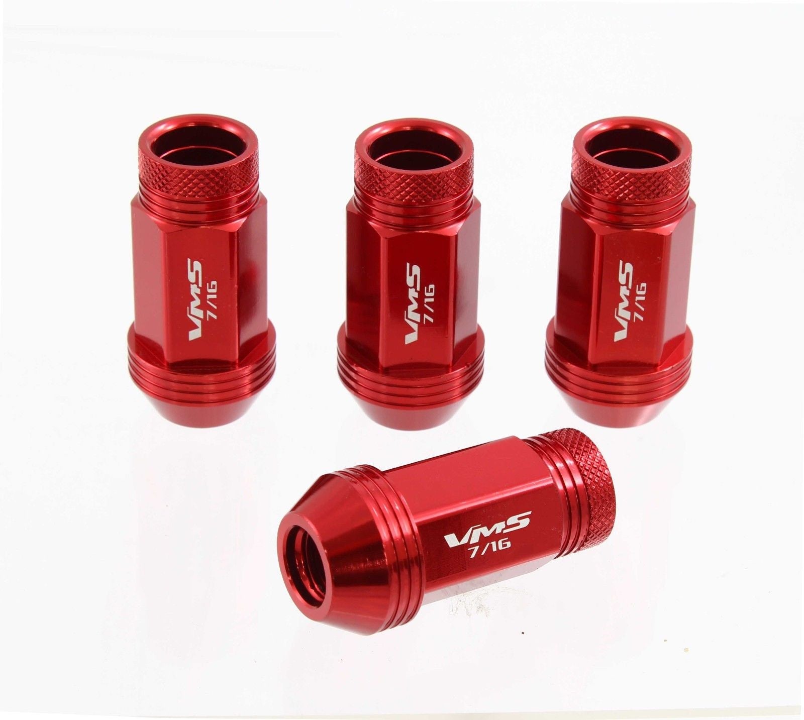 1/2-20 44MM LONG FORGED ALUMINUM OPEN END LIGHT WEIGHT RACING LUG NUTS