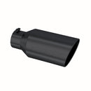 MBRP Universal Tip 8in OD Rolled End 5in Inlet 18in Length T304 - Black-1