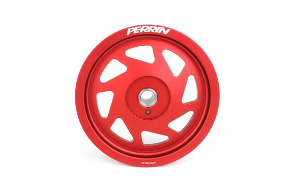 PERRIN 19-21 Subaru WRX / 16-18 Forester / 15-19 Legacy Lightweight Crank Pulley - Red