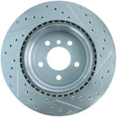 StopTech Select Sport 07-13 BMW 335i Slotted & Drilled Vented Right Rear Brake Rotor-2