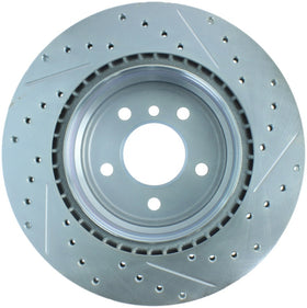 StopTech Select Sport 07-13 BMW 335i Slotted & Drilled Vented Right Rear Brake Rotor - 0