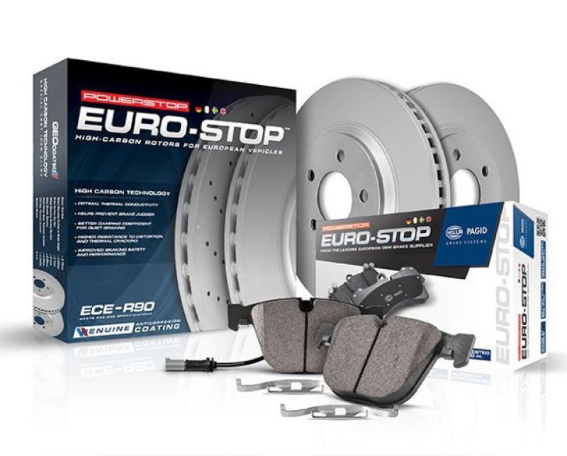 Power Stop 10-12 Audi A3 Rear Euro-Stop Brake Kit - 0