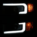 ANZO Projector Headlights 15-17 Chevrolet Silverado 2500HD / 3500HD Black w/ Black Rim-9
