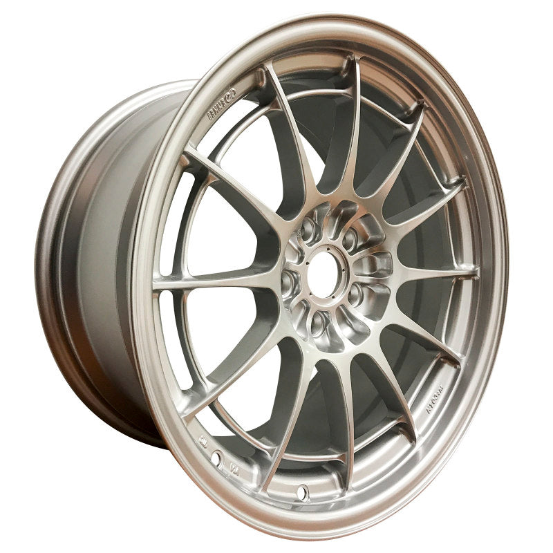 Enkei NT03+M 18x9.5 5x108 40mm Offset 72.6mm Bore F1 Silver Wheel (MIN ORDER QTY 40) - 0