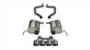 Corsa 2017-2019 Corvette Z06 2.75in Axle Back Exhaust Polished Dual Rear Exit Quad 4.5in Tip (Sport)-1