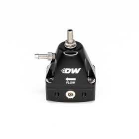 DeatschWerks DWR1000iL In-Line Adjustable Fuel Pressure Regulator - Black - 0