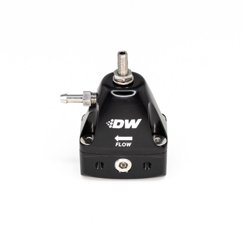 DeatschWerks DWR1000iL In-Line Adjustable Fuel Pressure Regulator - Black - 0