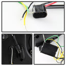 Spyder 08-10 Ford F-250 SD Projector Headlights V2-Switch Back Light Bar-Black PRO-YD-FS08V2-SBLB-BK-4