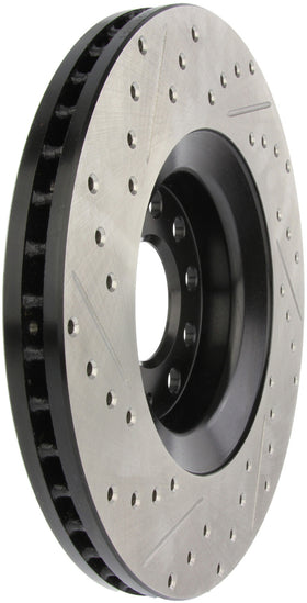 StopTech 05-06 Audi A4 Quattro/ 02-04 A6 Quattro / 99-02 S4 Front Left Slotted & Drilled Rotor - 0