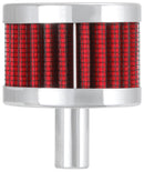 K&N Steel Base Chrome Top Crankcase Vent Filter 1/2in. Vent / 2in. OD / 1-1/2in. Height-1