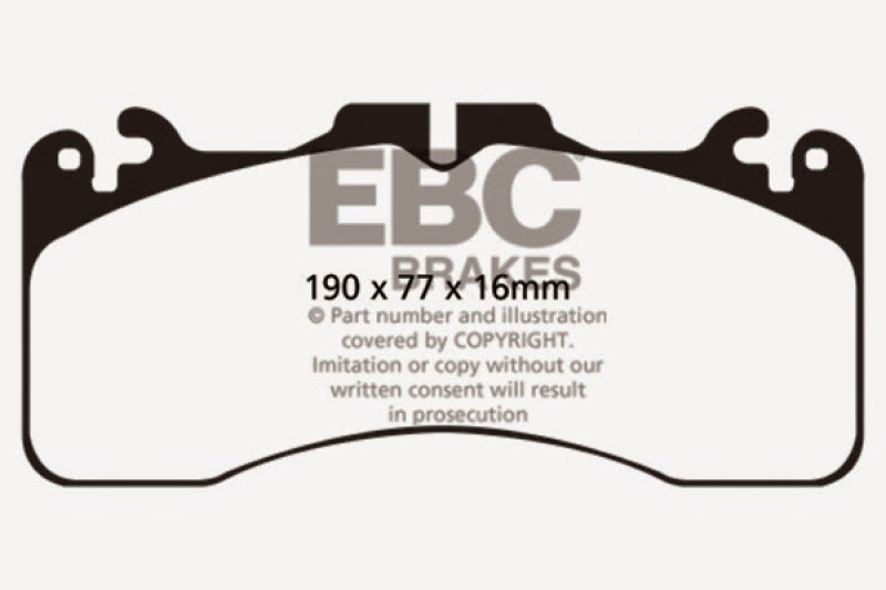 EBC 2016+ Lexus GS-F Bluestuff Front Brake Pads - 0