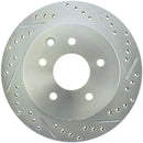 StopTech Select Sport Nissan Slotted and Drilled Left Rear Rotor-1