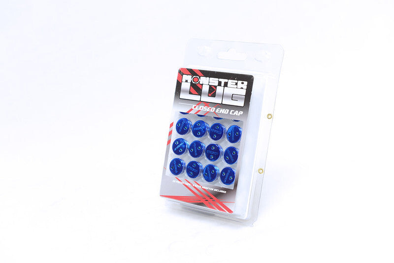 Wheel Mate Monster Lug Nut Caps - Purple 14x1.50 - 0