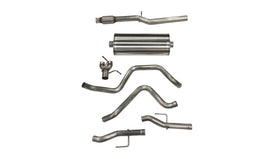 Corsa 19-23 Chevy Silverado /GMC Sierra 6.2L Crew Cab Stnd Bed (157in) Cat-Back Dual Rear No Tip