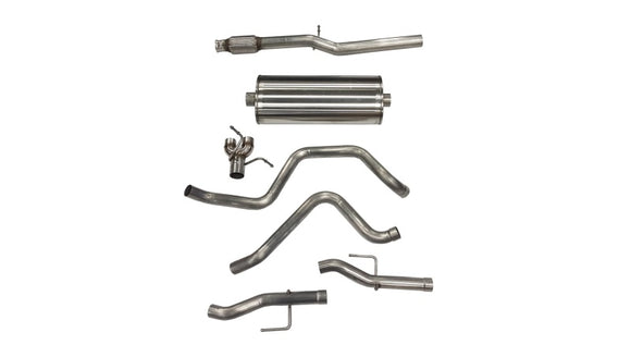 Corsa 19-23 Chevy Silverado /GMC Sierra 6.2L Crew Cab Stnd Bed (157in) Cat-Back Dual Rear No Tip
