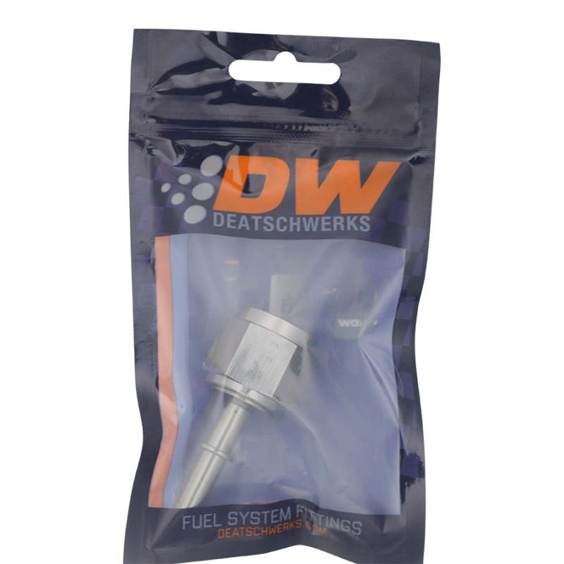 DeatschWerks 10AN Female Flare Swivel to 5/16in Male EFI Quick Disconnect - Anodized DW Titanium - 0