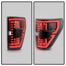 Spyder 21-23 Ford F150 (Halogen w/ Blind Spot) Full LED Tail Lights - Black (ALT-YD-FF15021HALBS-BK)-12