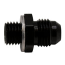 DeatschWerks 6AN Male Flare to M12 X 1.5 Male Metric Adapter (Incl Washer) - Anodized Matte Black-3