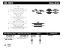 StopTech Performance 04-09 Mazda 3 Front Brake Pads-2