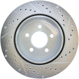 StopTech Select Sport 2011-2012 Dodge Challenger RT Drilled and Slotted Rear Right Brake Rotor - 0