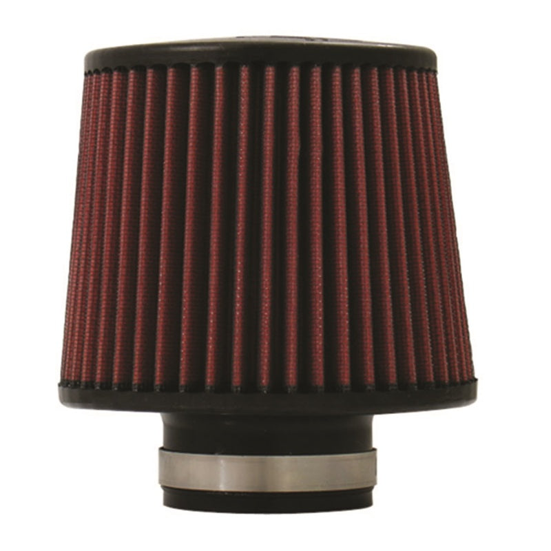 Injen High Performance Air Filter - 2.50 Black Filter 6 Base / 5 Tall / 5 Top - 0