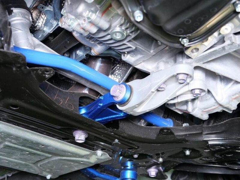 Cusco Engine Pitching Stopper w/ HD Rubber Bushing Steel Construction Blue 2023+ Toyota GR Corolla - 0