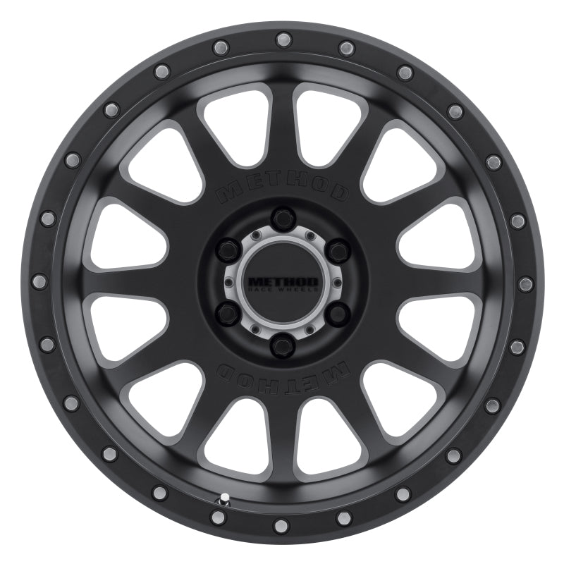 Method MR605 NV 20x10 -24mm Offset 6x5.5 106.25mm CB Matte Black Wheel - 0