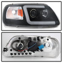 Spyder 97-03 Ford F-150 (After 6/1997) Light Bar Projector Headlights - Blk (PRO-YD-FF15097V2-LB-BK)-6
