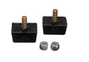 Energy Suspension Univ Blk 7/8in H x 1-7/8in L x 1-3/8in W Low Profile Rectangular Bump Stops (2 ea)-2