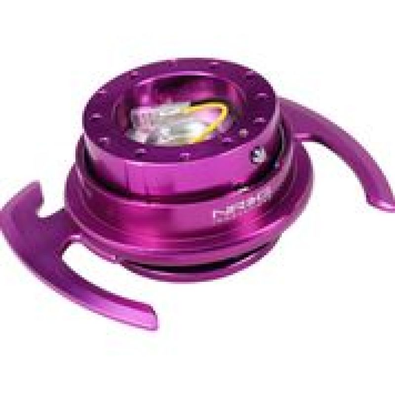 NRG Quick Release Kit Gen 4.0 - Purple Body / Purple Ring w/ Handles - 0