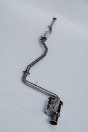 Invidia 2022+ Honda Civic Sport (2.0N/A) 60mm Q300 Cat Back Exhaust - Rolled Stainless Steel Tips - 0