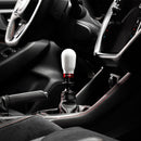 Cobb Subaru 6-Speed Tall Weighted COBB Shift Knob - White (Incl. Both Red + Blk Collars)-3